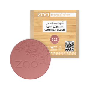 Zao Recharge Fard à Joues compact 111322 Brun rose *