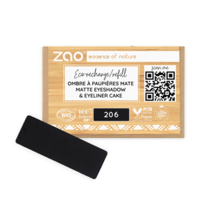 Zao Recharge Fard à paupières Rectangulaire mat 115206 Noir