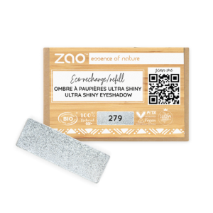 Zao Recharge Fard à paupières Rectangulaire Ultra shiny 115279 Diamant gris