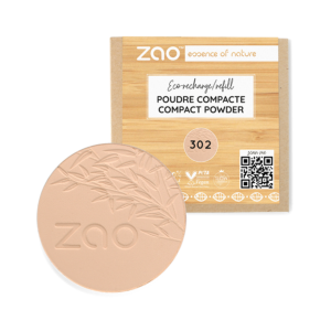Zao Recharge Poudre Compacte Visage 111302 Beige rosé *