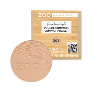 Zao Recharge Poudre Compacte Visage 111303 Beige abricot *
