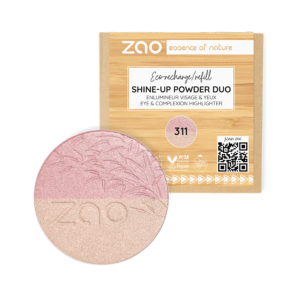 Zao Recharge Shine up Powder duo 111311 Rose et Or