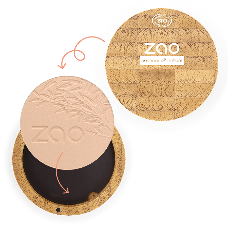 ZAO Poudre compacte 101302 Beige rosé* – Image 2